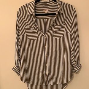 Stripped Botton Down